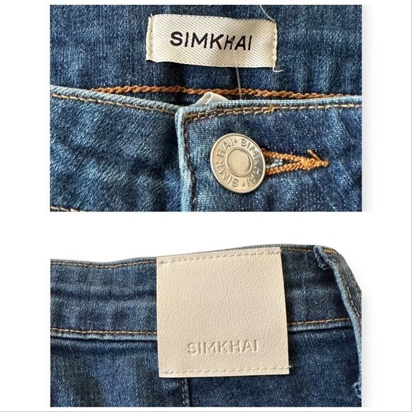 Simkhai Blue Damen Farbe Denim Cotton Jeans, Size 26, New with tag - Picture 7 of 16